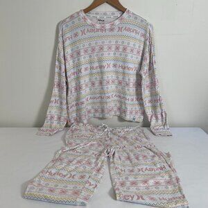 Hurley 2-piece Pajama Set Women's Large Comfy Cozy